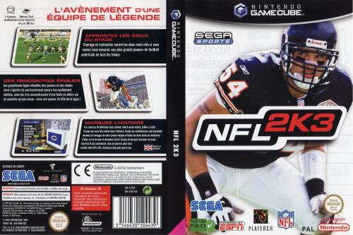 NFL 2K3 (Europe) Cover - Click for full size image